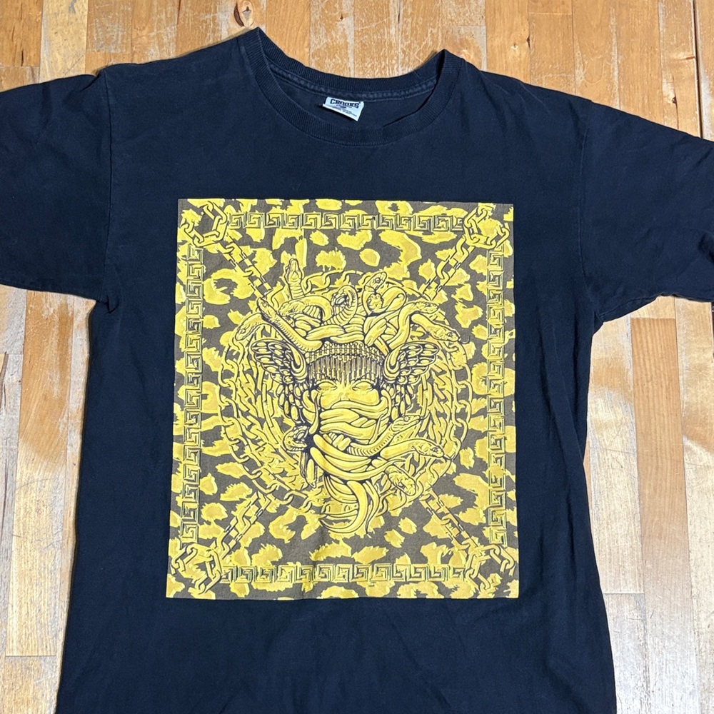 Crooks & Castles square Medusa tshirt